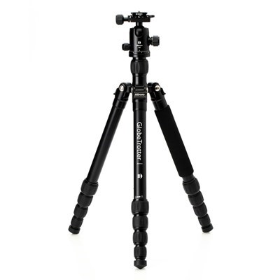 [BMGTABLK] Benro GlobeTrotter Aluminium 5-Sect Tripod + Ball Head Kit Black