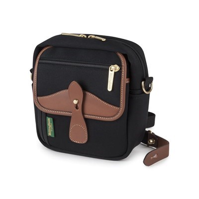 [500701-70] Billingham Pola Stowaway - Black Canvas & Tan Leather