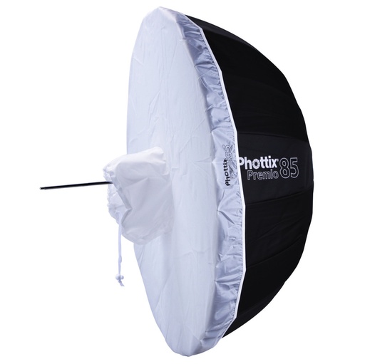 [PT85413] Phottix Premio Reflective Umbrella with Diffuser (85cm/33") - W&B Kit