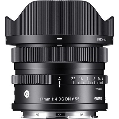 [4415965] Sigma 17mm f/4 DG DN Contemporary I Series Lens: Sony FE Mount