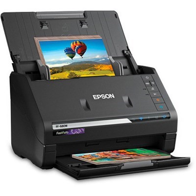 [B11B237501] Epson FastFoto FF-680W Wireless Photo Scanner