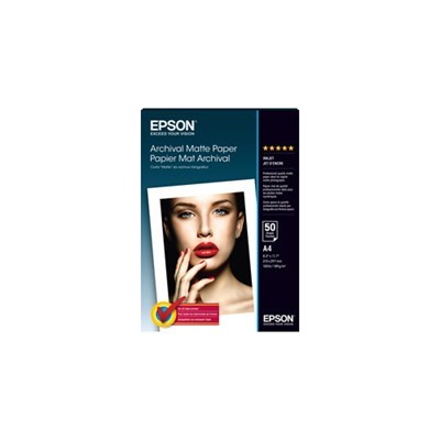 [C13S041342] Epson A4 Archival Matte Paper 189gsm (50Sheets)