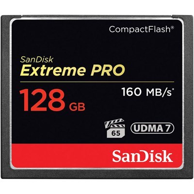 [SDCFXPS-128G] SanDisk 128GB Extreme PRO CompactFlash Card 160MB/s 1067x