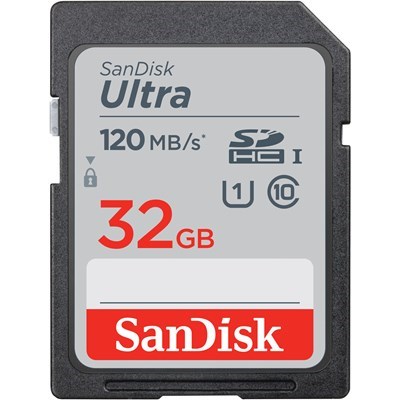 [SDSDUN4-032G] SanDisk 32GB Ultra SDHC Card 120MB/s