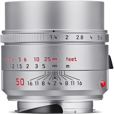 [LM11729] Leica 50mm f/1.4 Summilux-M ASPH Lens - Silver