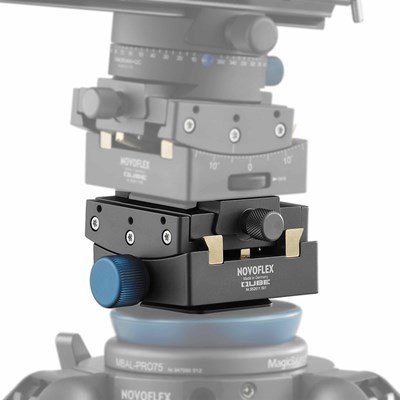 [QUBE] Novoflex Modular Goniometer Head, 15° swivelw. ARCA-comp. Coupling and Dovetail Foot