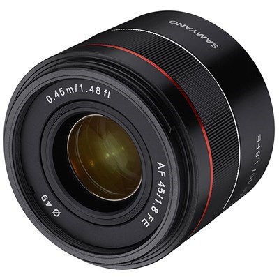 [SY85922] Samyang AF 45mm f/1.8 Lens: Sony FE Autofocus