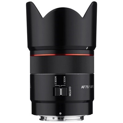 [SY86318] Samyang AF 75mm f/1.8 Lens: Sony FE Autofocus