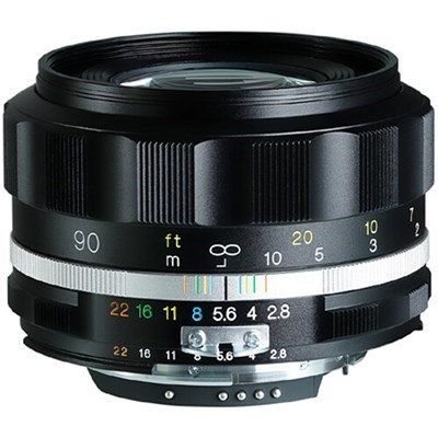 [V-NF9028B] Voigtlander 90mm f/2.8 APO-SKOPAR SL II S Lens Black: Nikon F