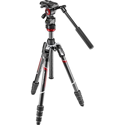 [MVKBFRTC-LIVE] Befree Live Carbon Fibre Tripod w/ Video Head (Twist Locks)