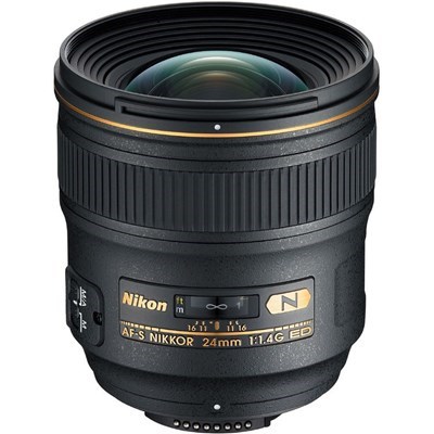 [R-JAA131DA] Rental Nikkor AF-S 24mm f/1.4G ED Lens