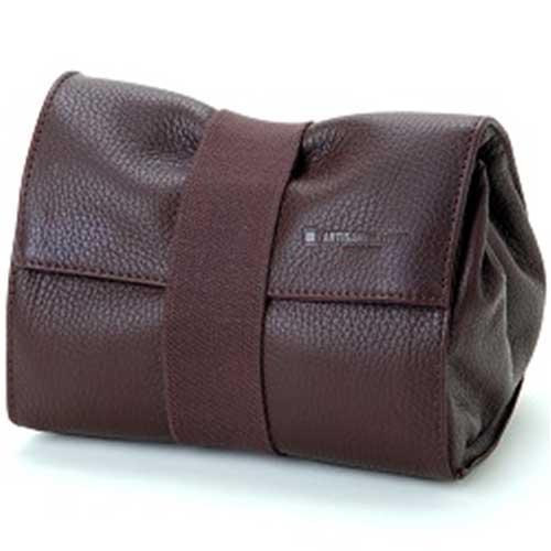 [ACAM78BRN] Artisan & Artist ACAM-78 Leather Camera Pouch - Brown