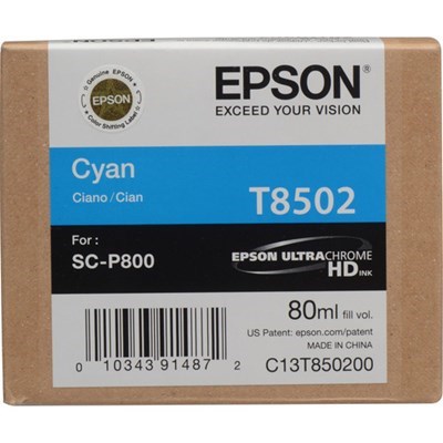 [C13T850200] Epson P800 - Cyan Ink