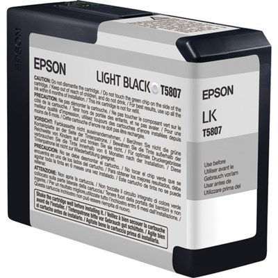 [C13T580700] Epson 3800, 3880 - Light Black Ink