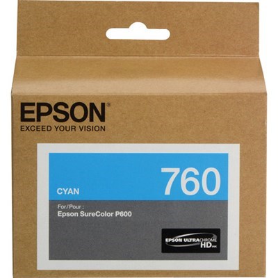 [C13T760200] Epson P600 - Cyan Ink