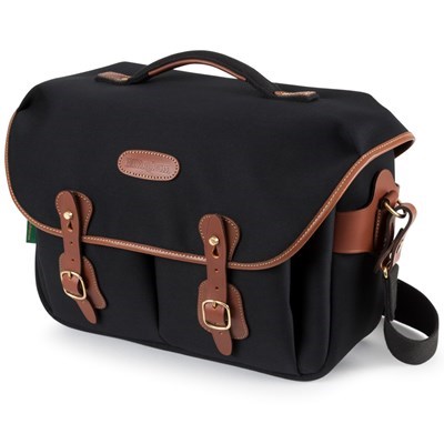 [SH588601-70-9] Billingham Hadley One Black Canvas/Tan Leather Grade 9